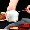 TRITATUTTO MANUALE CON CORDA LAME TRITA VERDURE SMINUZZA TAGLIA AFFETTA CUCINA