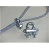 morsetto a cavallotto per fune acciaio inox fai da te bricolage kit 2 pezzi 4 mm