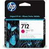 HP 712 3ED68A, Cartuccia Originale, Compatibile con Stampanti DesignJet T650, T630, T250, T230, Serie Studio 713 Testina di Stampa DesignJet, Magenta