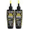 Muc-Off Dry Chain Lube, 120 ml - Lubrificante Catena Bici Biodegradabile, Olio Catena Bici di Tutti i Tipi - Formulato per i Climi Asciutti (Confezione da 2)