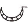 Starrett T436XRL-25-Micrometro per esterni, Ratchet Stop, con dado, in carburo di tungsteno, facce, 9-25,40 cm (10) gamma 0,00 (0,0001 laurea cm