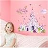 Adesivo Murales parete Cameretta bambini PRINCIPESSA 3D Casa Muro Wall Sticker