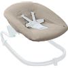 hauck Copertura Protettiva per Sdraietta Neonati Alpha Bouncer Premium e Alpha Boucer Deluxe, Alpha Bouncer 2in1 - Fodera in Mussola di Cotone Traspirante, 85 cm x 74 cm x 0,25 cm - Beige