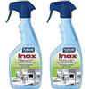 Nuncas Inox Detergente Lucidante - 500ml (Confezione da 2)