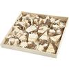 Creativ Ornamenti, dimensioni 7-9 cm, spessore 4 cm, compensato, 90asstd