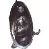 taros trade TarosTrade 37-0244-L-23037 Faro Anteriore Elettrico Senza Motore Nero Per Gli Anni 2003-10.2007 Lato Sinistro