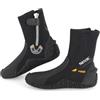 SEAC Basic HD, Calzari da Subacquea in Neoprene da 5 mm con Cerniera Laterale e Suola Semi Rigida