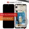 Huawei DISPLAY HUAWEI Y7 2019 DUB-LX1 LX2 LX3 LCD FRAME SCHERMO VETRO PARI ORIGINALE