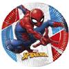 Amscan 8 PIATTI CARTA SPIDERMAN 20 CM NEW