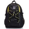 Invicta Zaino Lavoro Active, Nero, Benin, Zaino Doppio Scomparto con Tasca Porta PC, Tasca Porta Borraccia e Tasca con Organizer, Scuola, Ufficio, Viaggio, Unisex