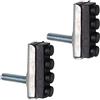 cyclingcolors 2 x porta pastiglie freno anteriore Solex con gomma 40 mm tipo 3800 2200 5000