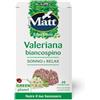 Matt, Valeriana Biancospino Sonno e Relax, Integratore Alimentare Utile per Favorire il Rilassamento e il Sonno, Migliora la Qualità del Sonno, Confezione con 40 Compresse, 28 g