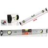EmiTools Livella Metrica a Bolla Magnetica Professionale in Alluminio 50cm con 3 Bolle