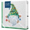 PAW Decor Collection PAW - Tovaglioli di Carta Natale (33 x 33 cm) I 20 Pezzi I Tovaglioli di Carta Natalizi I 3 Veli I Inverno, Vacanze, Gnomo, Fata, Nano I Fancy Gnome