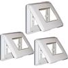 FEB KIT 3 COPERCHI UNIV. 3M DA ESTERNO IP55 BIANCO