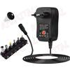 Aglow.it ALIMENTATORE 30W DC 3V 4.5V 5V 6V 7.5V 9V 12V UNIVERSALE TRASFORMATORE con 6 CON