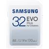 Samsung Memorie EVO Plus Scheda SD da 32 GB, UHS-I U1, fino a 130 MB/s (MB-SC32K/EU)