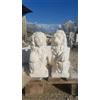 mondo artistica COPPIA DI LEONI LEONCINI DA GIARDINO PER ESTERNO IN CEMENTO MARMO PIETRA STATUA