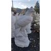 mondo artistica AQUILA STATUA SCULTURA DA GIARDINO ESTERNO TERMINALE IN CEMENTO MARMO PIETRA