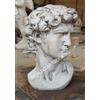 MONDO ARTISTICA SRL BUSTO DAVID DAVIDE STATUA SCULTURA IN CEMENTO/MARMO ALT. 43 CM