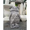 MONDO ARTISTICA STATUA SCULTURA GUFO CIVETTA DA GIARDINO PER ESTERNO IN CEMENTO MARMO PIETRA