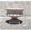 Mondo artistica VASO CALICE ORCIO FIORIERA PER PIANTE DA GIARDINO ESTERNO IN CEMENTO MARMO H30CM