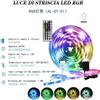 Smart Striscia LED Intelligente 5M Controllo Vocale Striscia LED Telecomando RGB