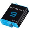 LOPURS BATTERIA 1800MaH per GoPro HERO9 HERO10 AHDBT-901 ADBAT-001 PILA RICAMBIO