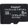 Kingston Industrial Microsd -8GB Microsdhc Industrial C10 A1 Pslc - Scheda Singo
