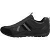 Geox U Ravex B, Scarpe da Ginnastica, Nero/Antracite, 40 EU