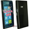 Cover Custodia Per Nokia Lumia 900 Nero Pastello Gel Silcone TPU