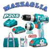 TOTAL TRAPANO A PERCUSSIONE, 2 BATTERIE, 50 ACCESSORI, C/BORSA 45 Nm TIDLI2002