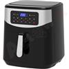 Melchioni Friggitrice ad Aria, Capacità 9L 3kg, Display Touch Screen, Timer da 1