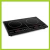 Acd & Shop Piastra a Induzione Doppio Fornello 2 Fuochi Elettrica Portatile 2000W+2000W