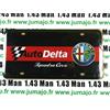 N/A PB71 PLAQUES TOLEE 15 X 30 cm : ALFA ROMEO AutoDelta Squadra Corse
