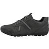 Geox U Ravex A, Scarpe da ginnastica Uomo, Grigio (Dk Grey), 40 EU