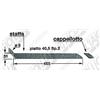 L' Agricola Ricambi KIT 2 STAFFE laterale per telo giroandanatore 67.070-D Fella TS 123609