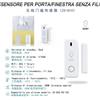 Rilevatore PIR Per Porta e Finestre Senza Fili Casa Wi-Fi Wiby ZX-D10