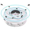 Acd Shop Premium Acchiappa Mosche Trappola Esca Per Mosca Elettrica Rotante USB Automatica Casa