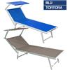 DOMUS LETTINO MARE SDRAIO PRENDISOLE ALLUMINIO PIEGHEVOLE SPIAGGIA PISCINA 30602V