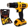 Acd & Shop Trapano Avvitatore a Percussione Con 2 Batteria Litio 21V Valigia e 16 Accessori