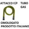 EL TUBO FLESSIBILE ACCIAIO INOX PER GAS DA 1 MT A 4 MT F/F 1/2"A NORMA CE