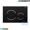 Geberit PLACCA SIGMA 20 GEBERIT DOPPIO TASTO NERO CROMO NERO 115.882.KM.1 NUOVA