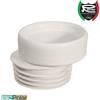 Remer PROLUNGA SCARICO WC IN GOMMA ECCENTRICA, Ø EST. 138 MM E Ø INT. 100 MM NUOVO