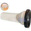 GOPLAST SRL Manicotto rigido eccentrico Ø90 per 310 mm per scarico WC