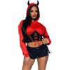 Leg Avenue Women's 87079 01206 Adult Sized Costumes, Red/Black, M/L
