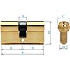 CORBIN CILINDRO EUROPEO Corbin 40/60 Ottone -DIN- non frizionato