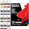 Liquitex Soft Body - Colori Acrilici Fini - Set di 12 Colori da 22 ml