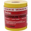 ProDec 10m Rotolo 80 Grana Media Giallo Ossido di Alluminio Carta abrasiva per la levigatura di legno, vernice, gesso, stucco, metallo e altro, 115mm di larghezza Carta abrasiva