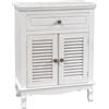 GS MOBILE COMODINO ARMADIO ANTE CASSETTO SHABBY CUCINA SALOTTO BAGNO LEGNO 80*60*30